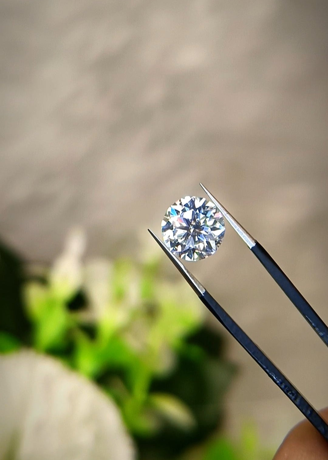 Classic Round Certified Loose Moissanite Diamond