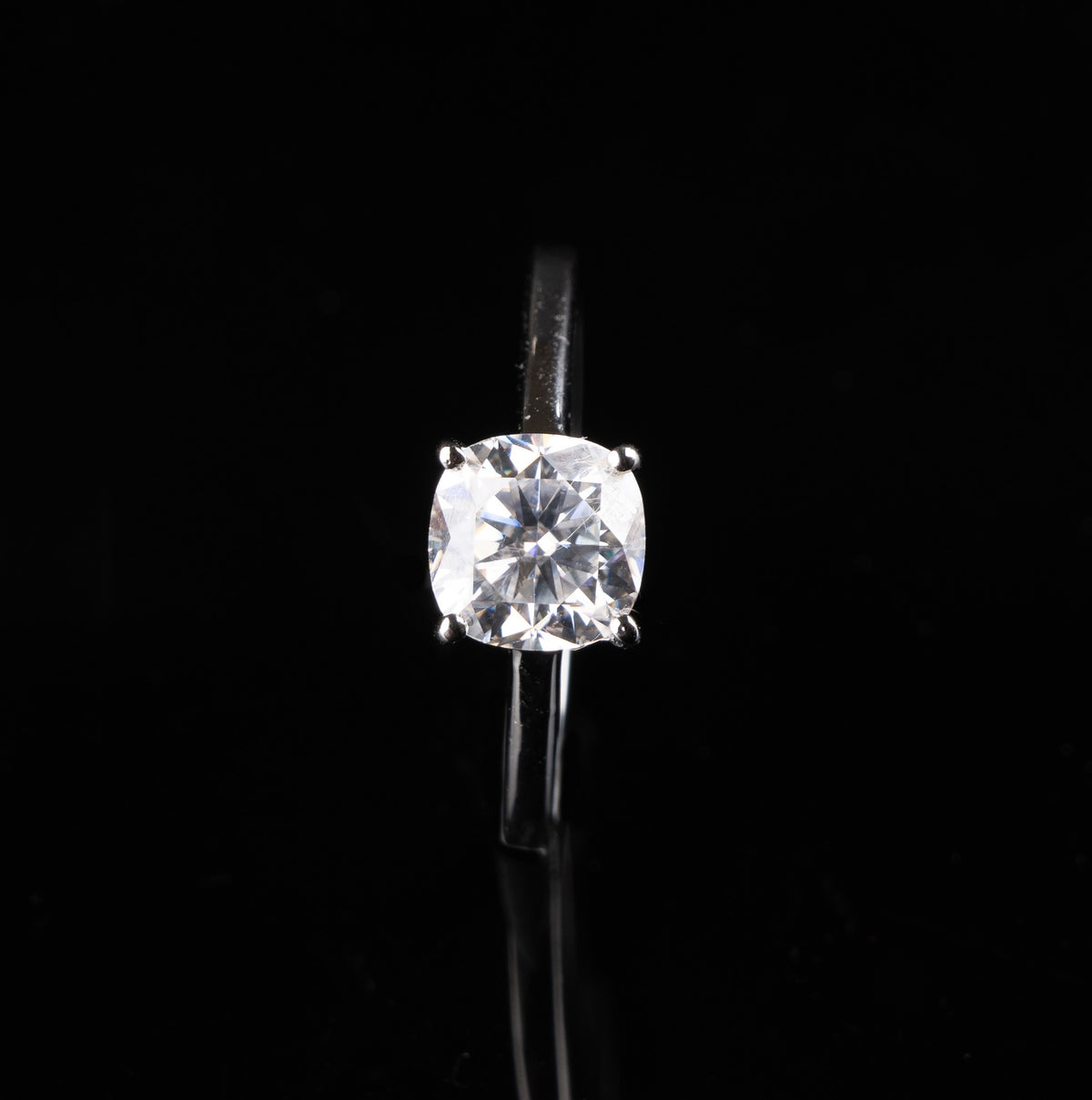 Classic Cushion Solitaire Ring