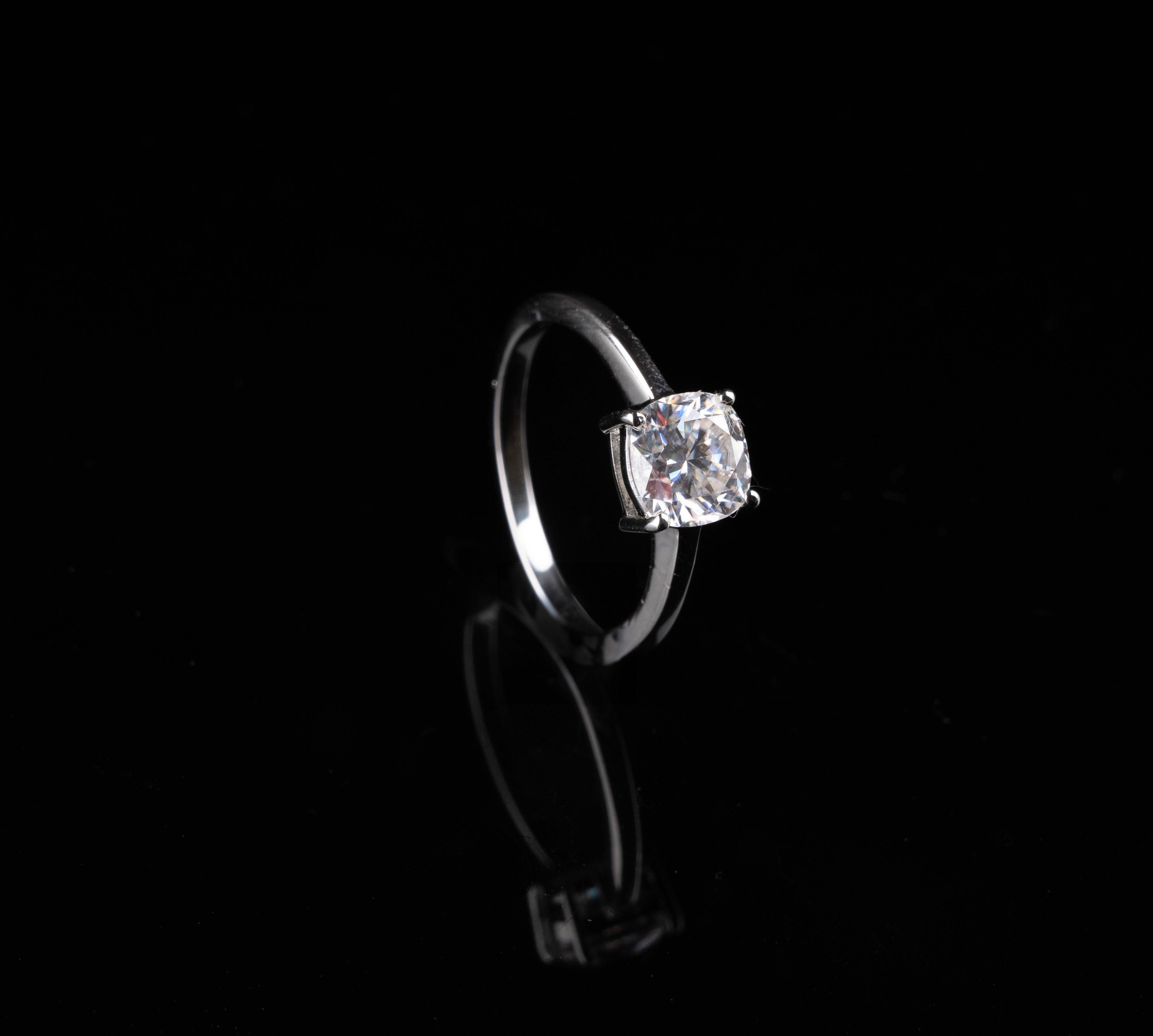 Classic Cushion Solitaire Ring