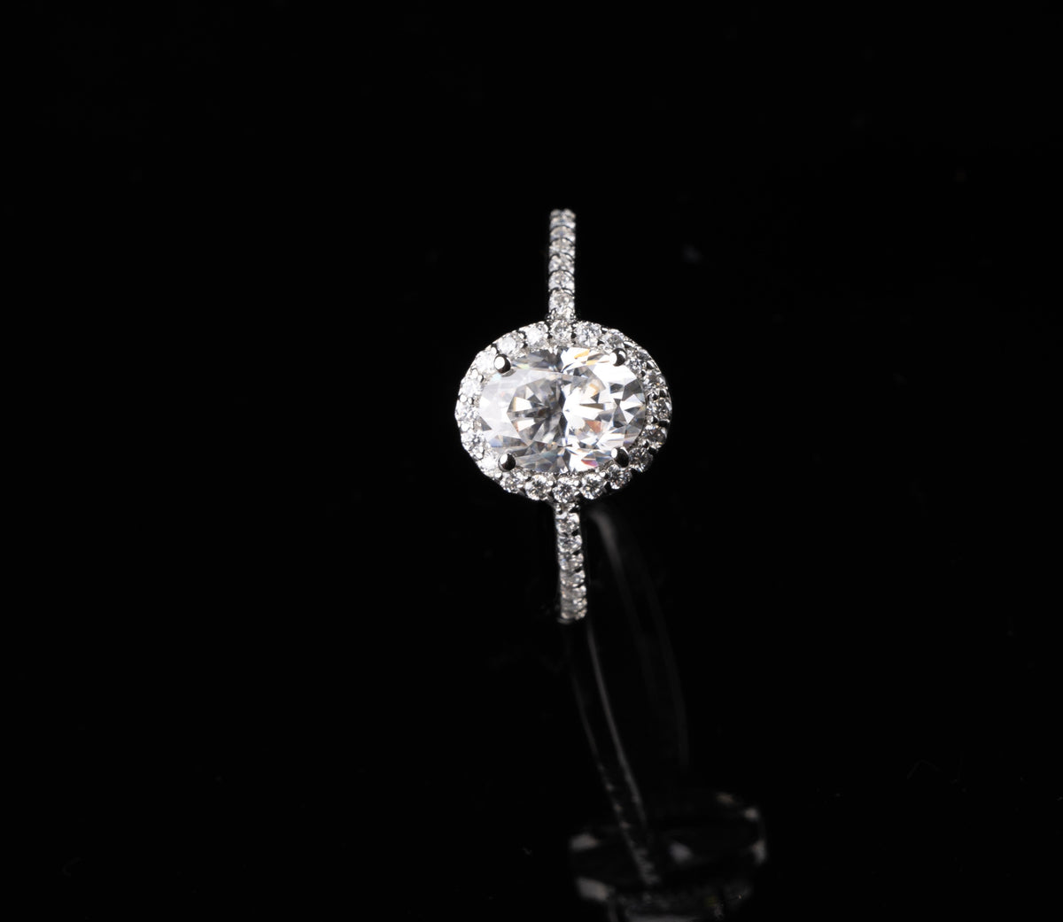 Imperial Oval Halo Ring