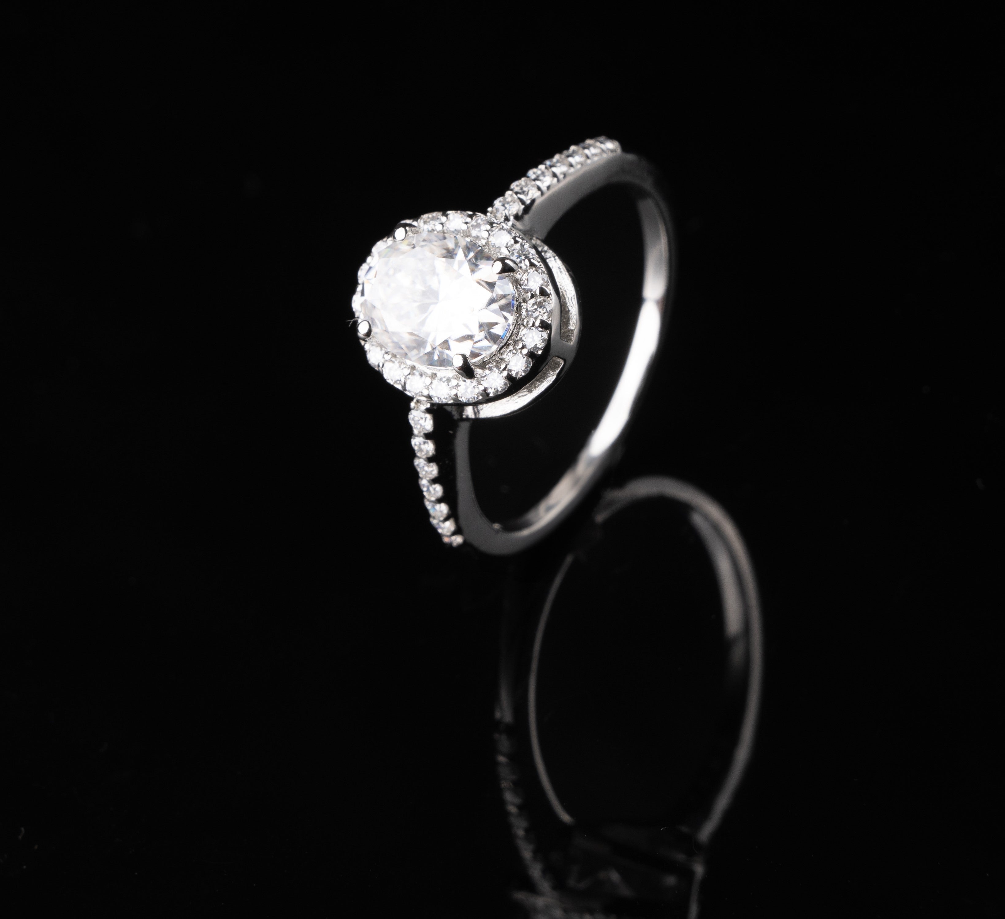 Imperial Oval Halo Ring