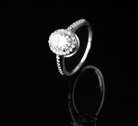 Imperial Oval Halo Ring
