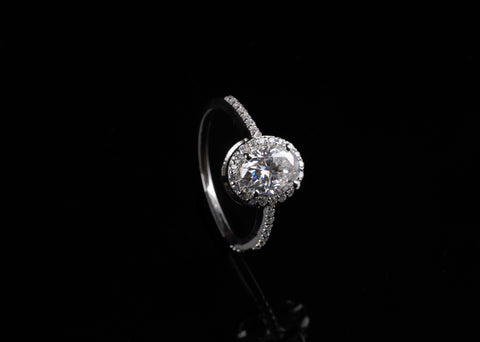 Imperial Oval Halo Ring