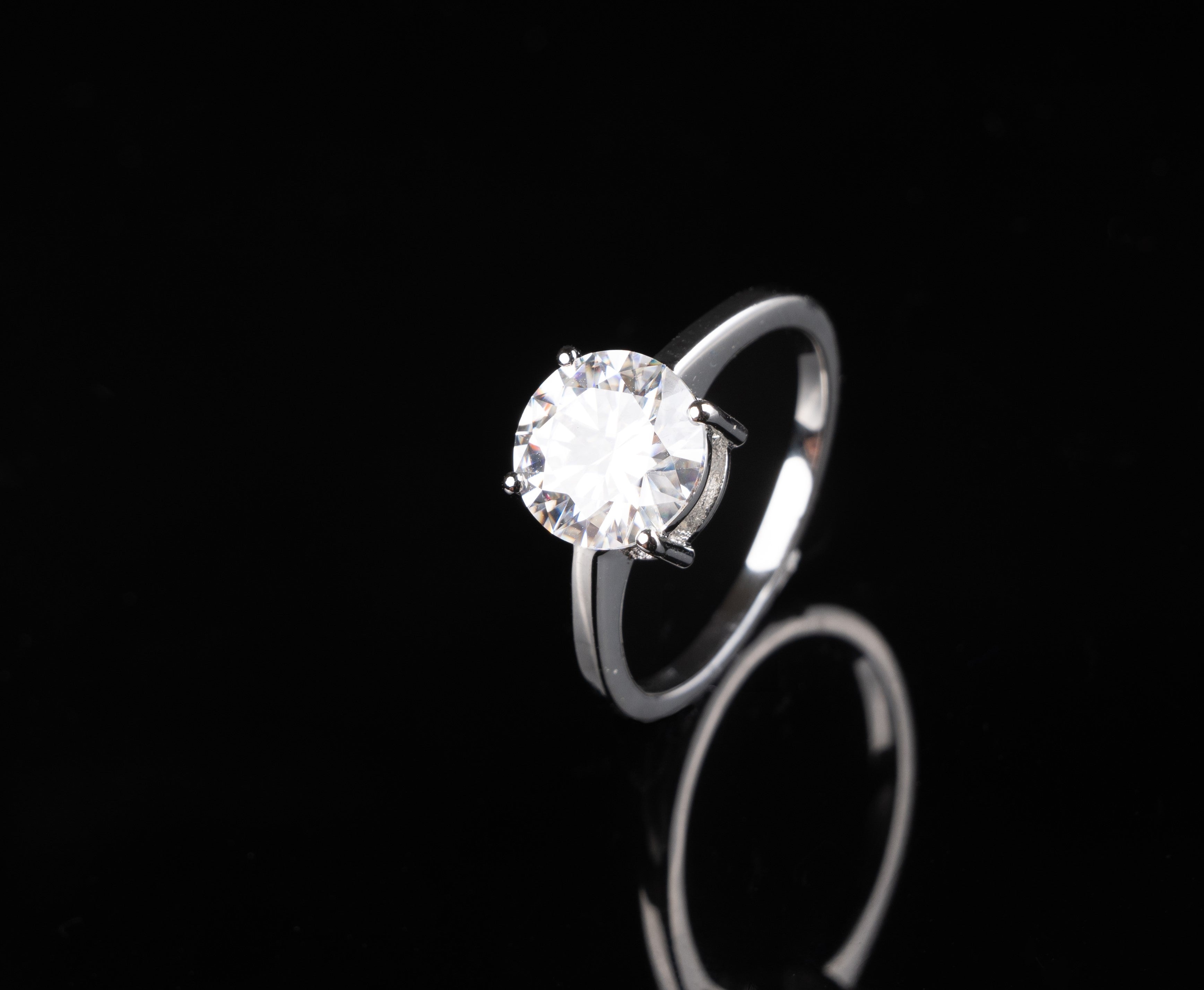 Classic Round Solitaire ring 2.12ct