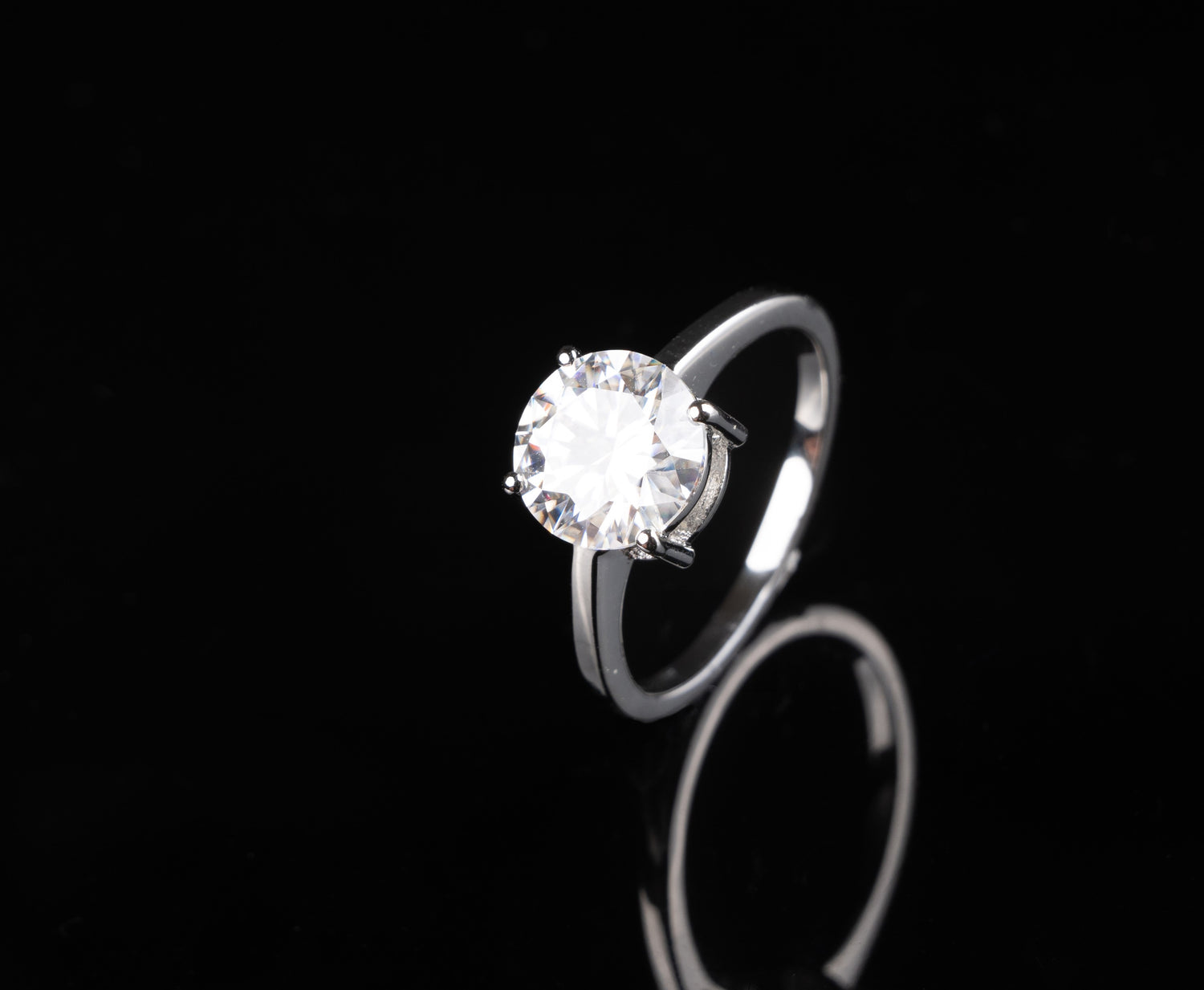Classic Round Solitaire ring 2.12ct