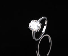 Classic Round Solitaire ring 2.12ct