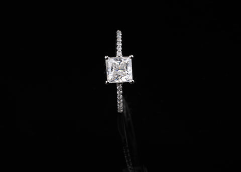 Bold Princess Side Band Ring