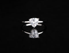Classic Trillion Solitaire Ring