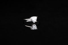 Classic Trillion Solitaire Ring