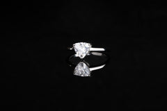 Classic Trillion Solitaire Ring