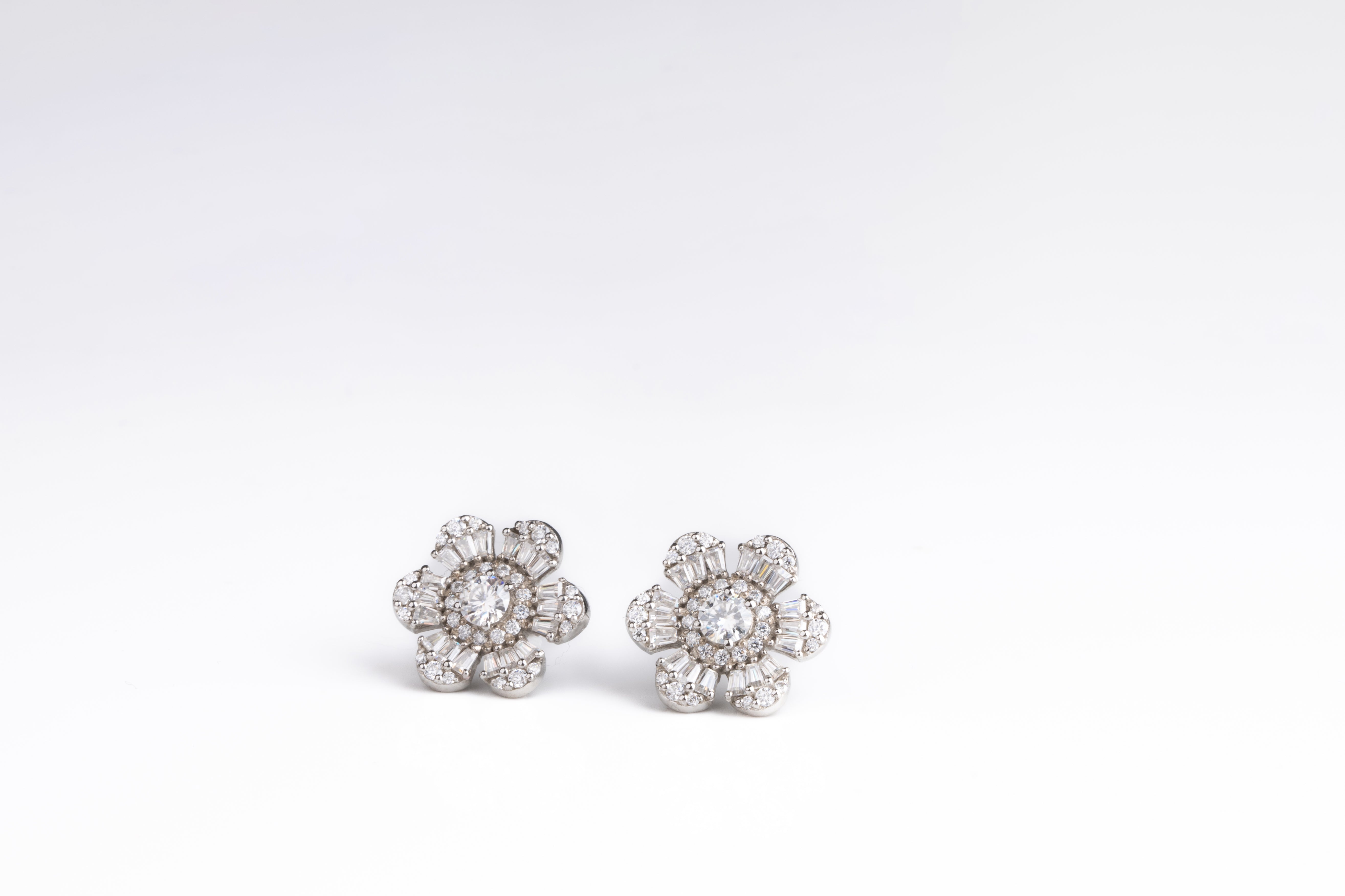 Fancy Shape Sunflower Earring