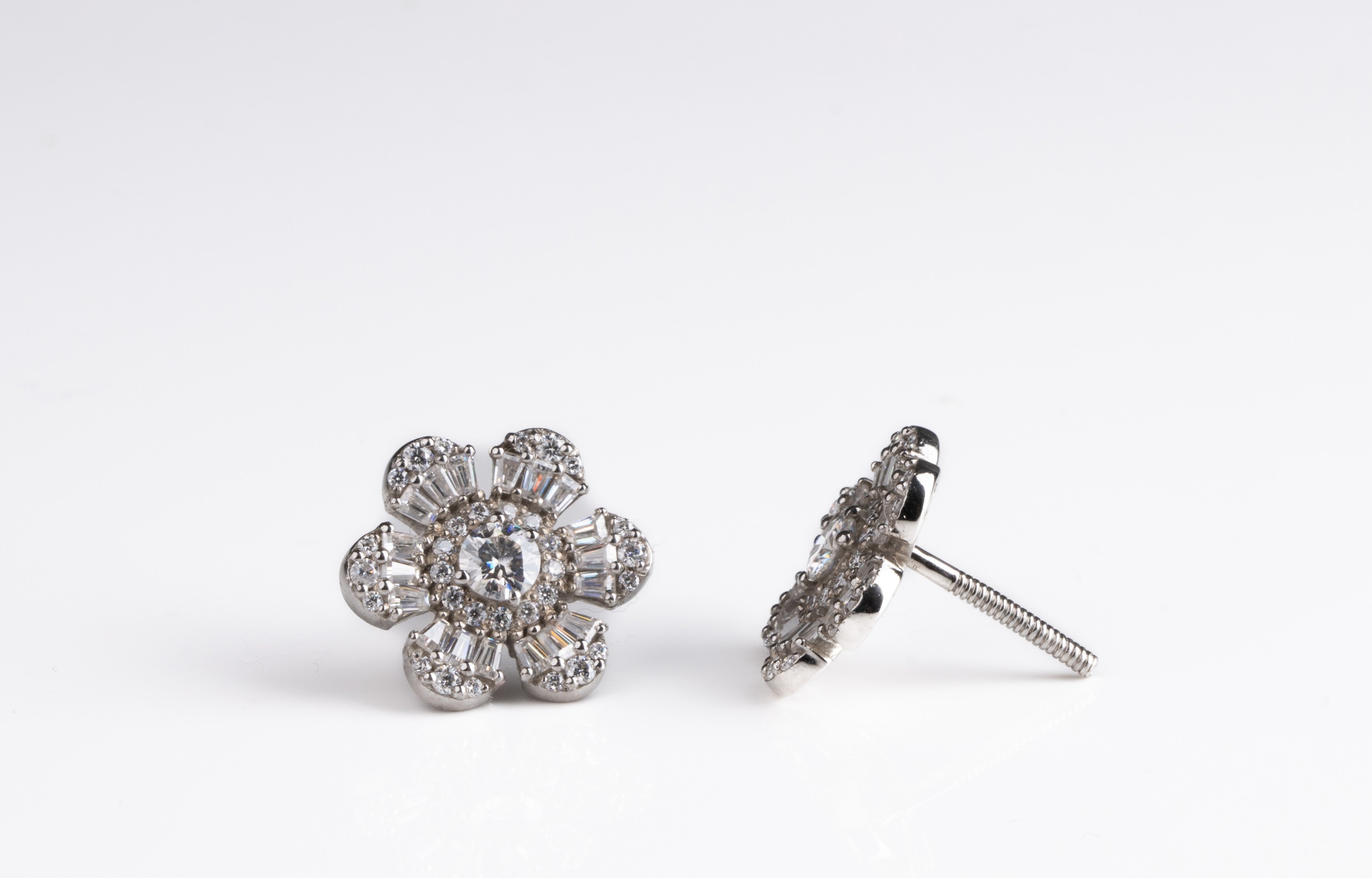 Fancy Shape Sunflower Earring