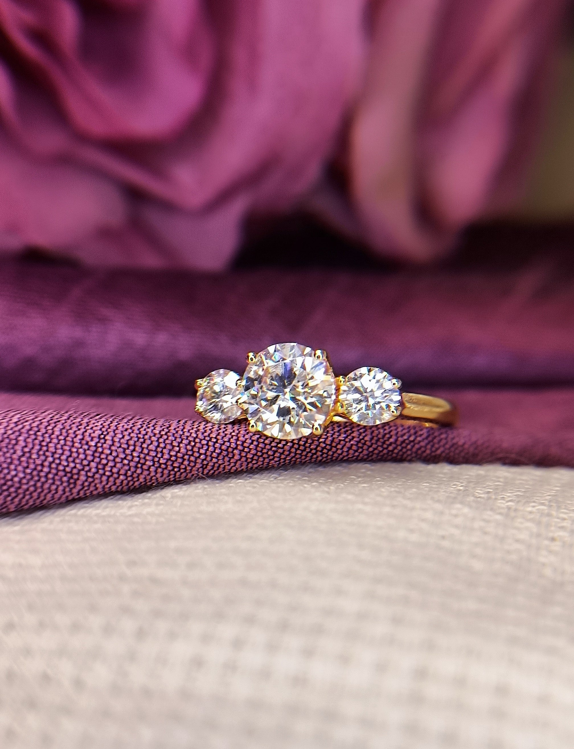 Royal Radiance Round Ring
