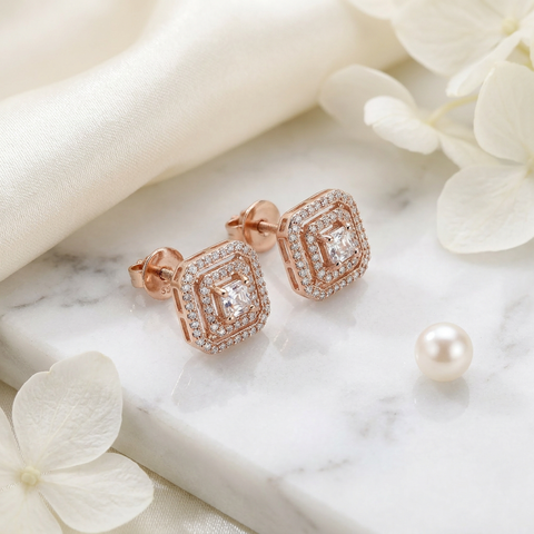 Square Serenity Earrings