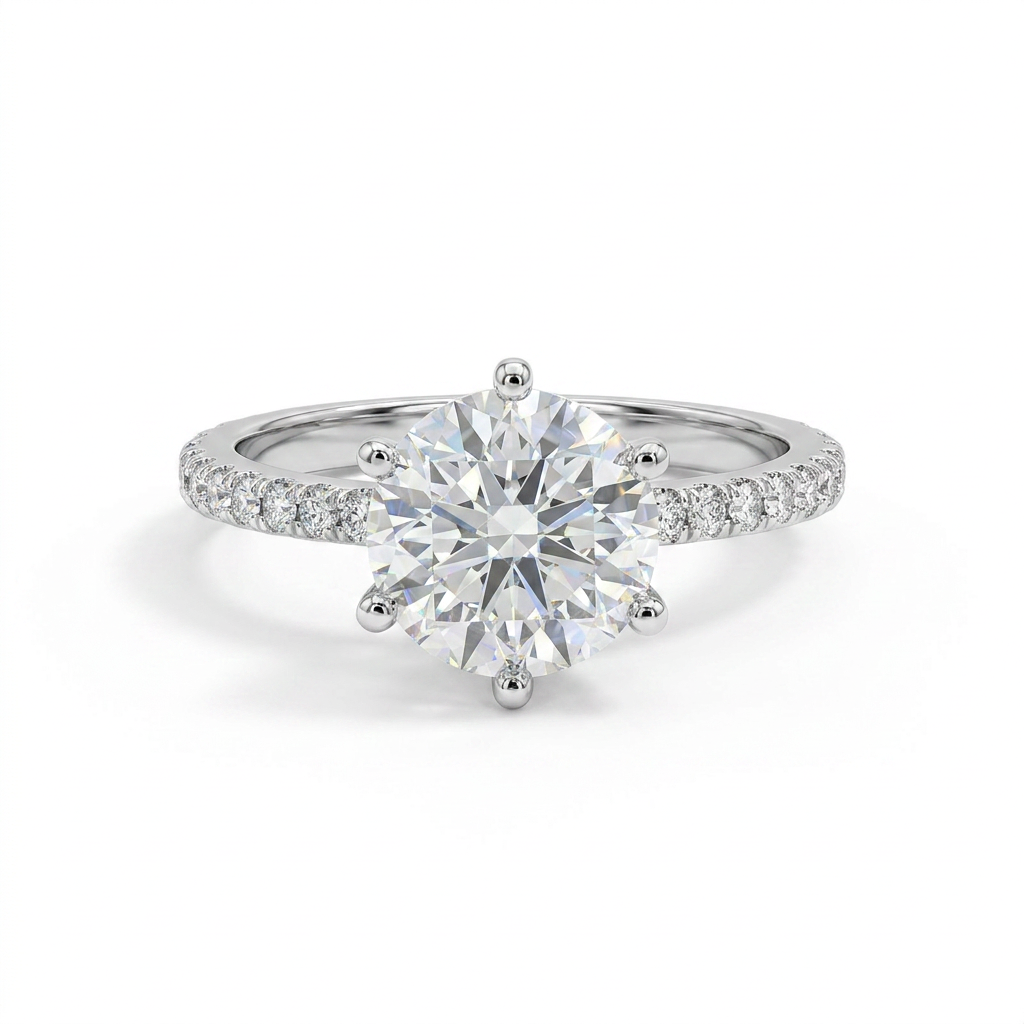 Sunburst Round Ring