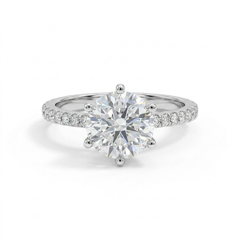 Sunburst Round Ring