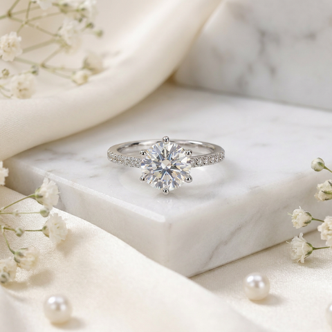 Sunburst Round Ring