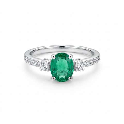 Timeless Emerald Oval