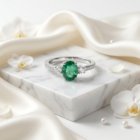 Timeless Emerald Oval
