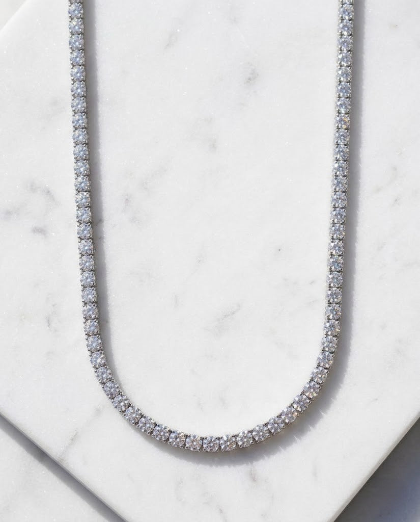 Certified 3mm Moissanite Tennis chain
