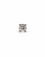Elegant Moissanite Nosepin front detail