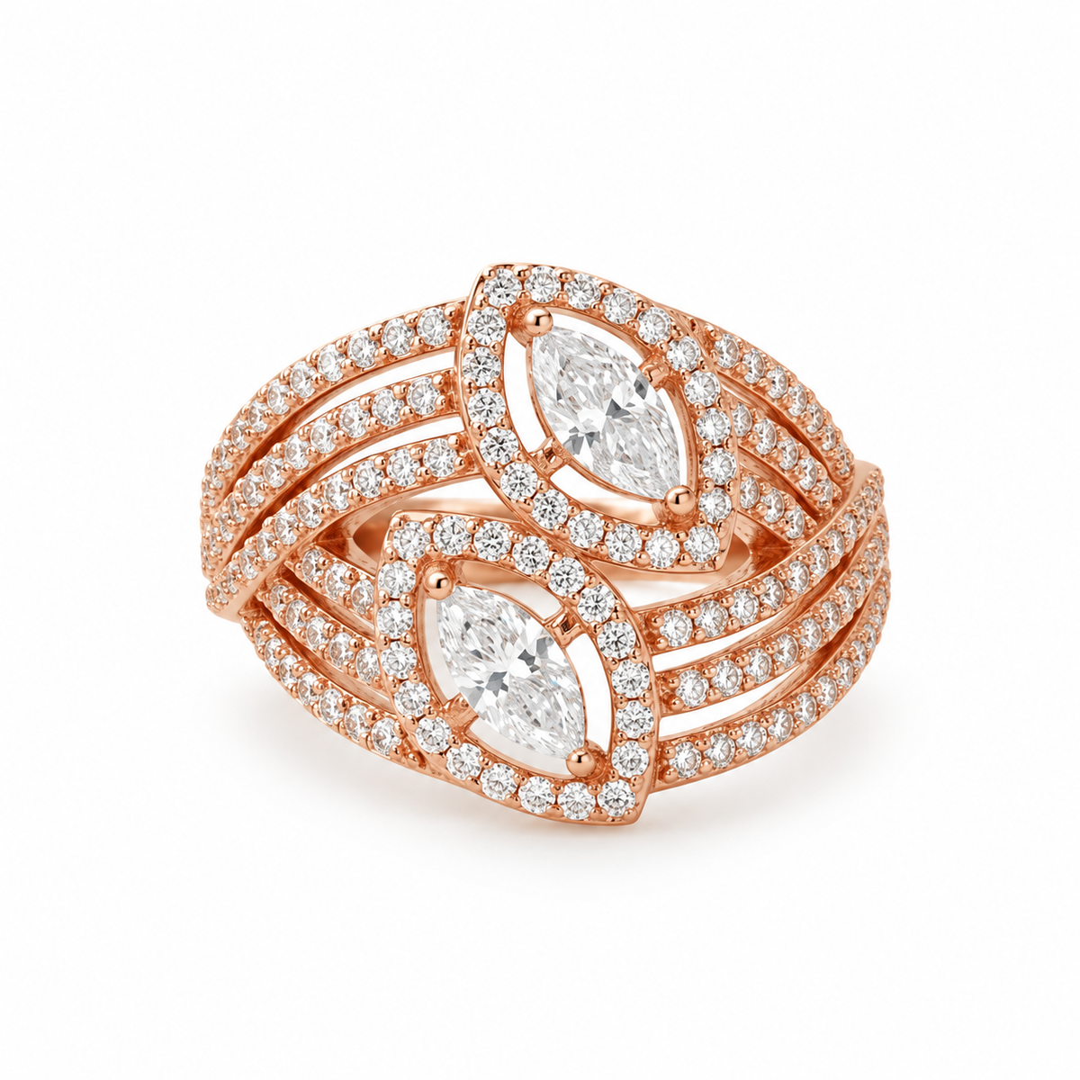 Marquise Rose Gold RIng