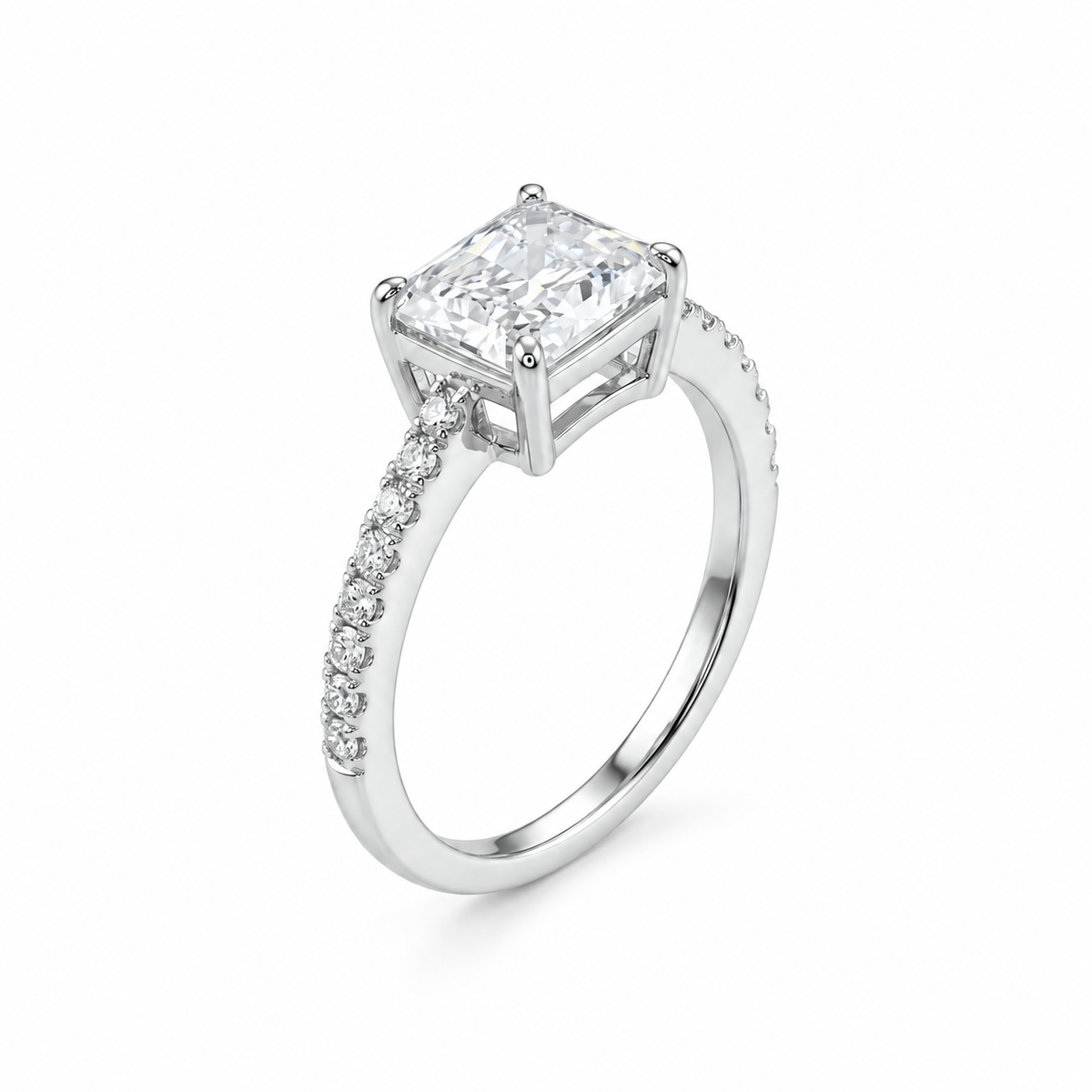 Bold Radiant Side Band Ring – product view 2