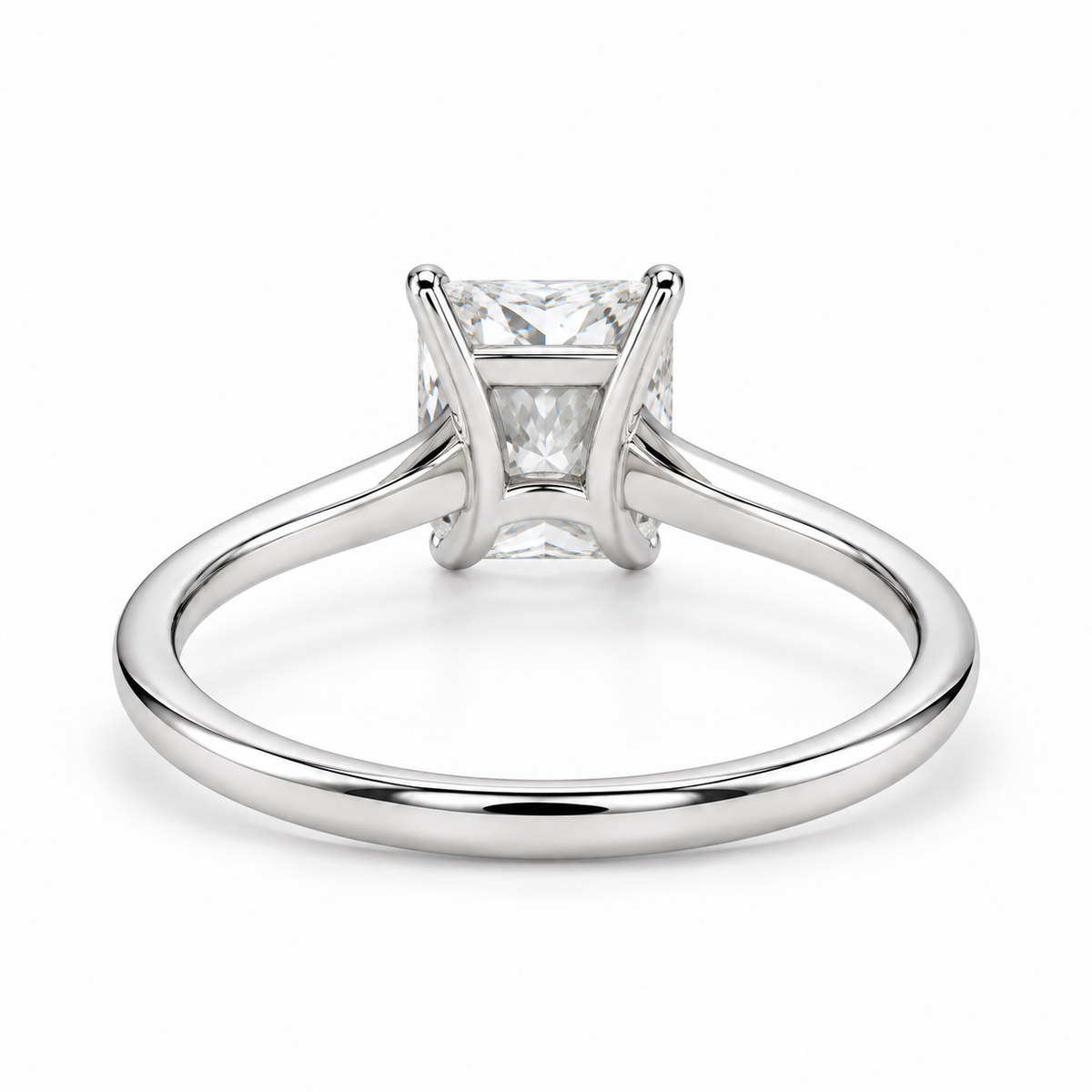 Classic princess Solitaire ring – product view 2