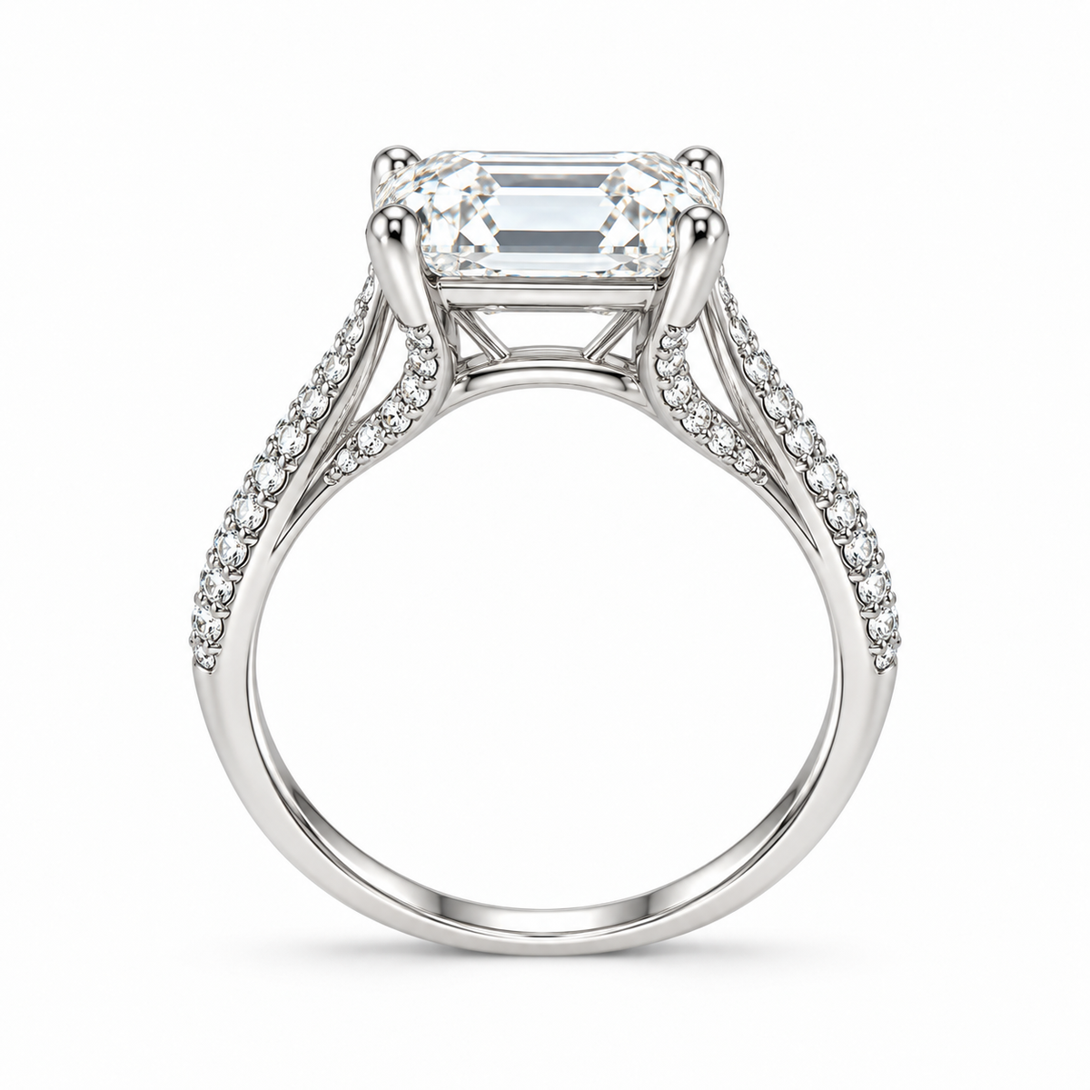 Regal Emerald Cascade Ring – product view 2