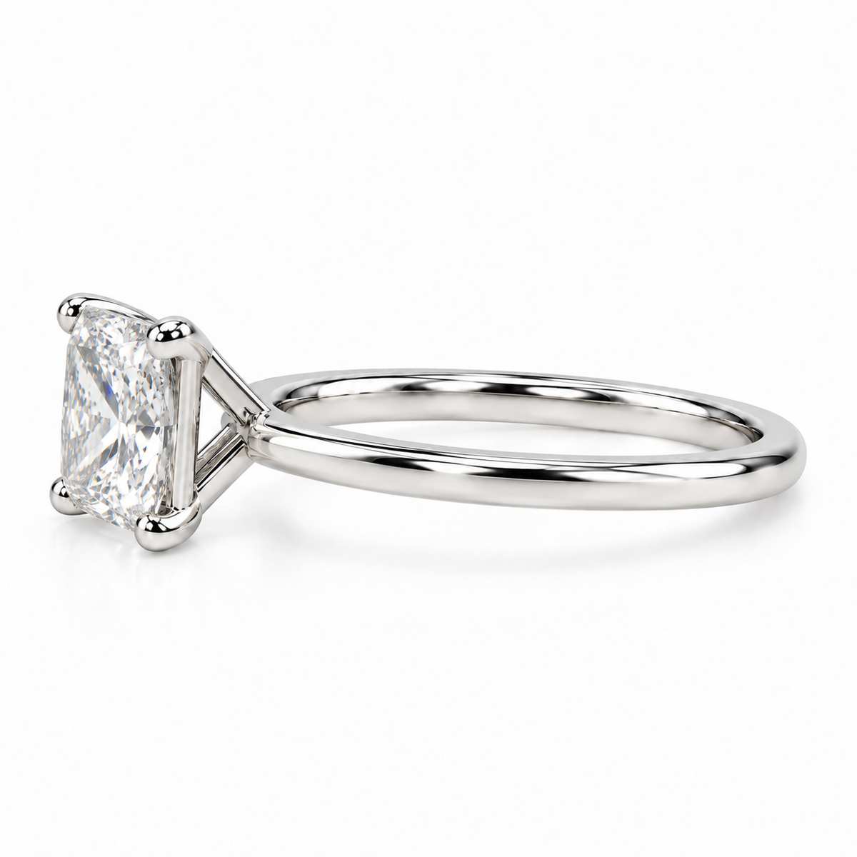 Classic princess Solitaire ring – product view 3