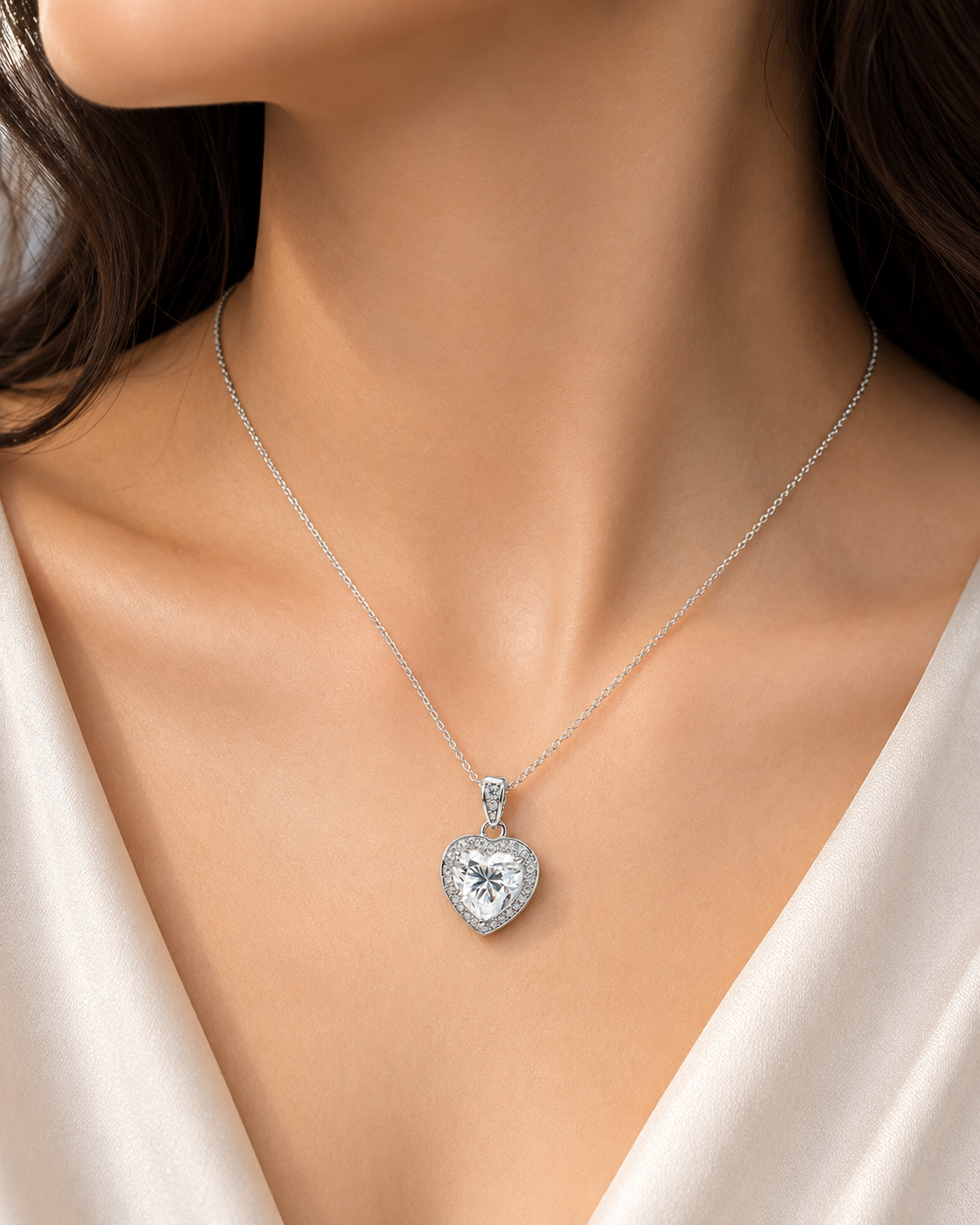 Halo heartbeat pendant