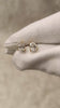 Golden Pear Double Prong Earrings