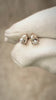 Petite Pear Rose Gold Earrings