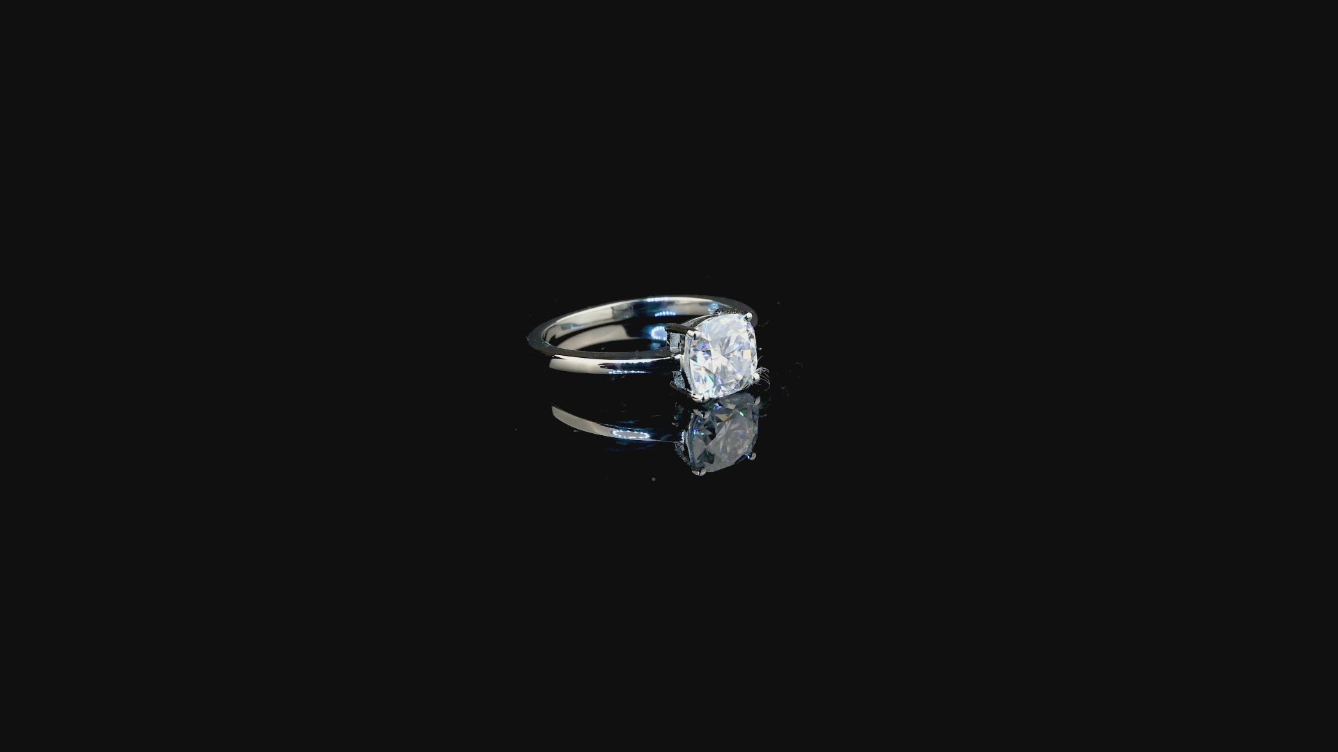 Classic Cushion Solitaire Ring