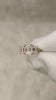 Rose Glow Triple Emerald Ring