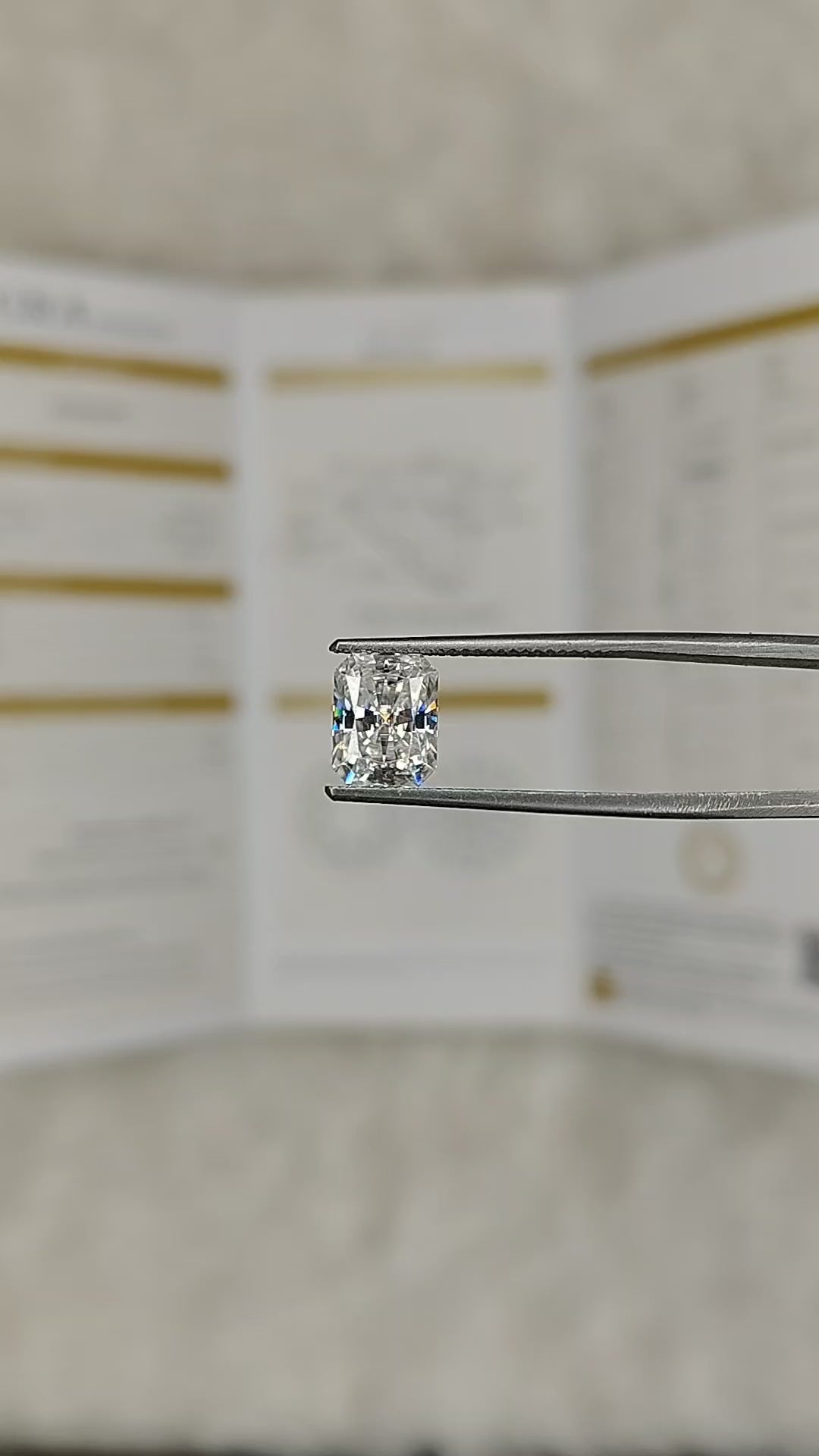 Radiant Cut Loose Moissanite Diamond