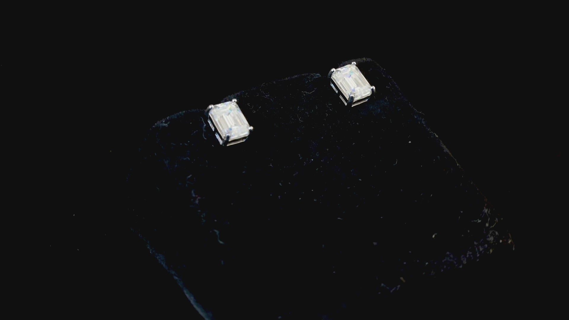 Evergreen Emerald Solitaire Earrings