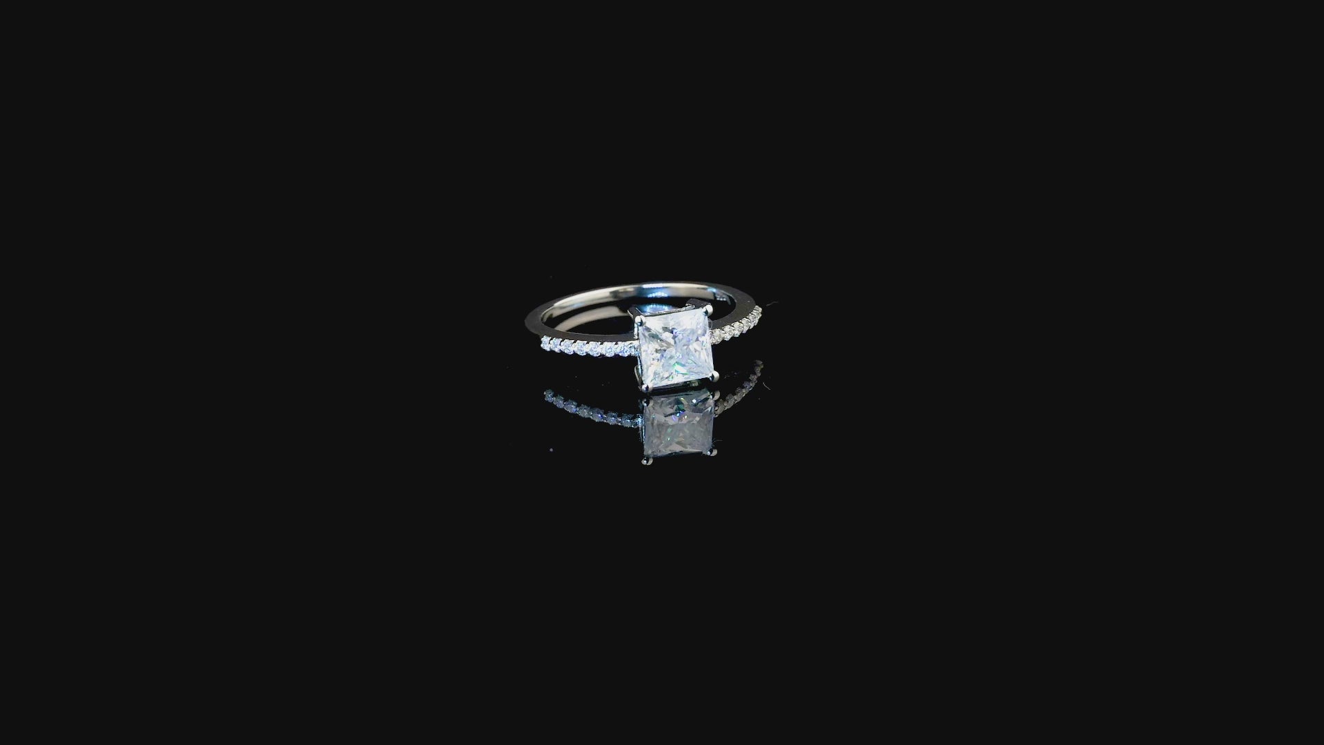 Bold Princess Side Band Ring