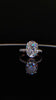 Towering Oval Side Band Ring