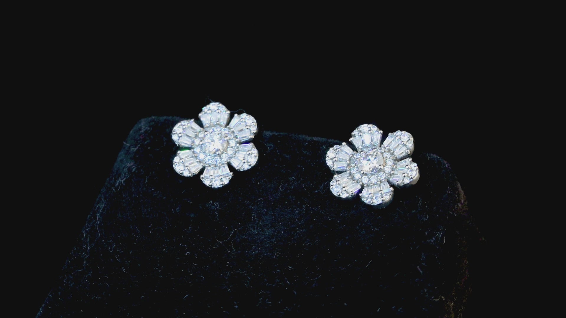 Fancy Shape Sunflower Earring