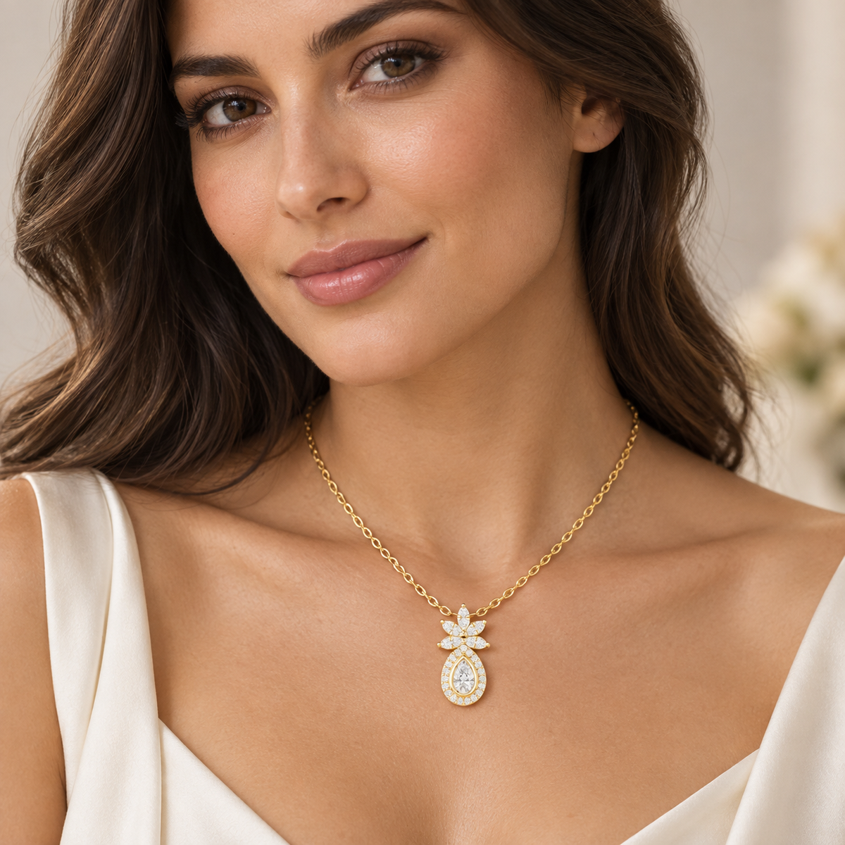 Florea Pear Pendant – product view 3