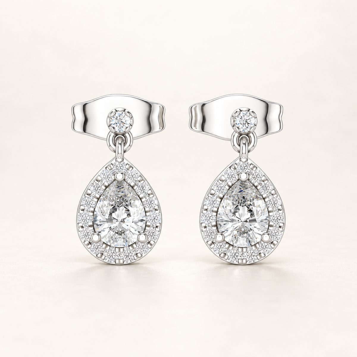 Pear Luxe Drop Earrings – product view 2