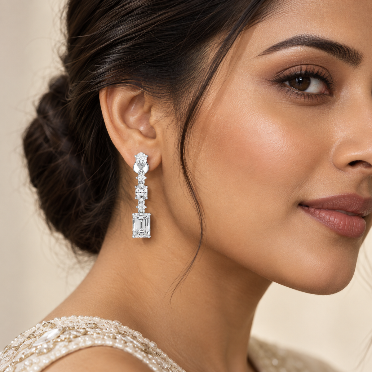 Jewel Line Danglers – product view 3