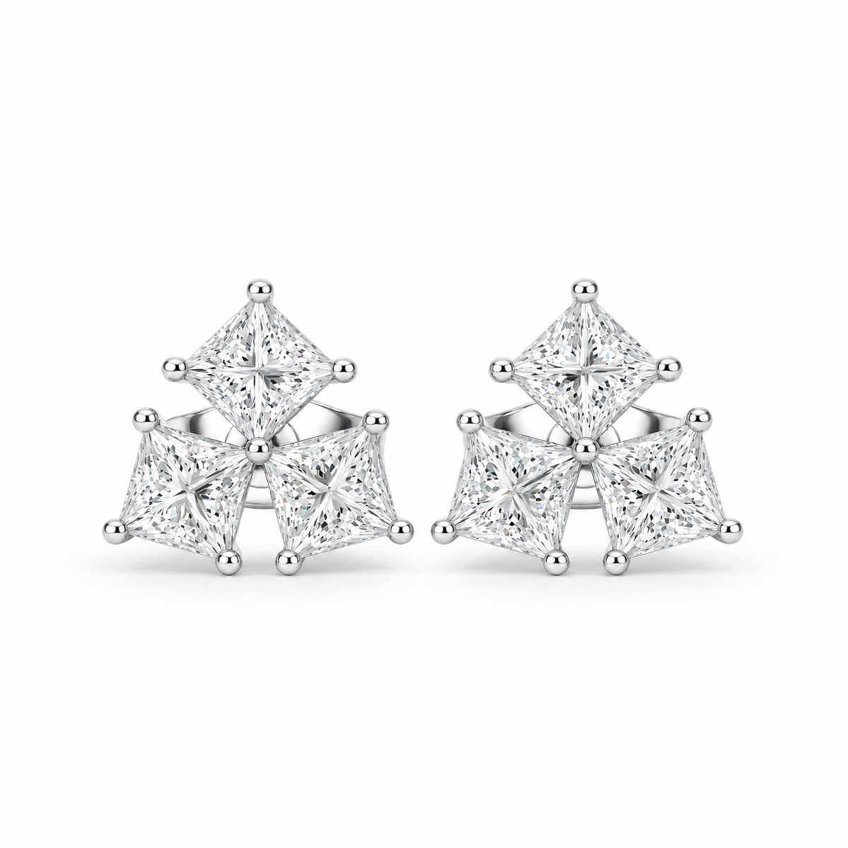 Trinity Bloom Studs – product view 2