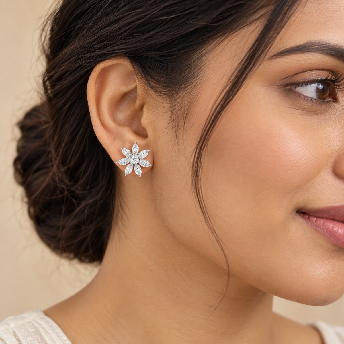 Petalina Studs – product view 3