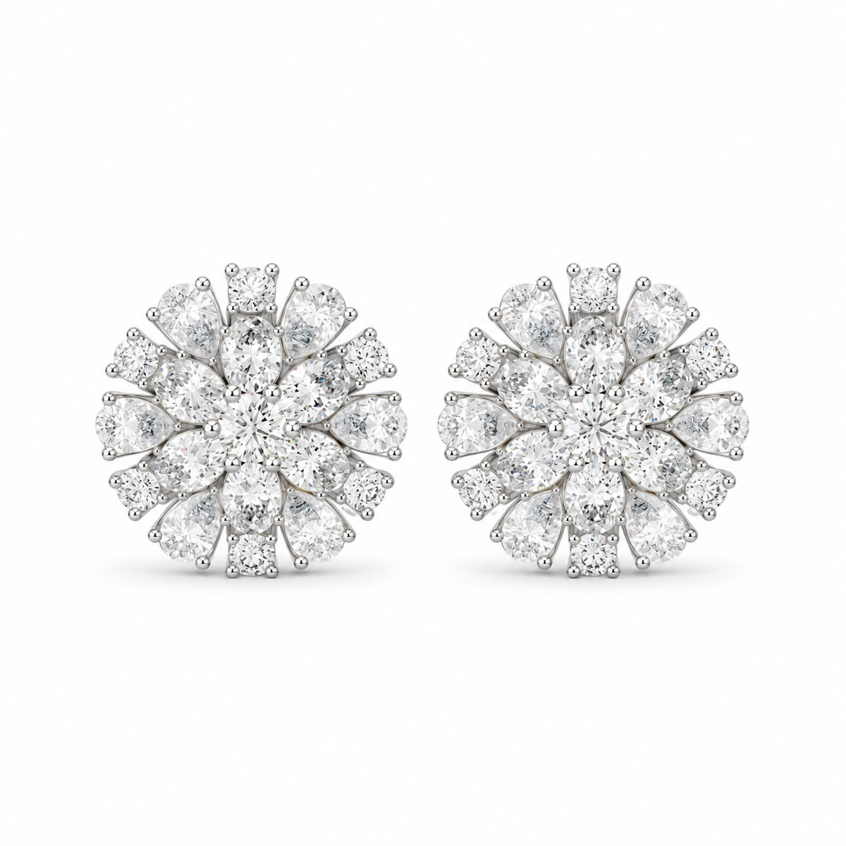 Golden Crown Studs – product view 2