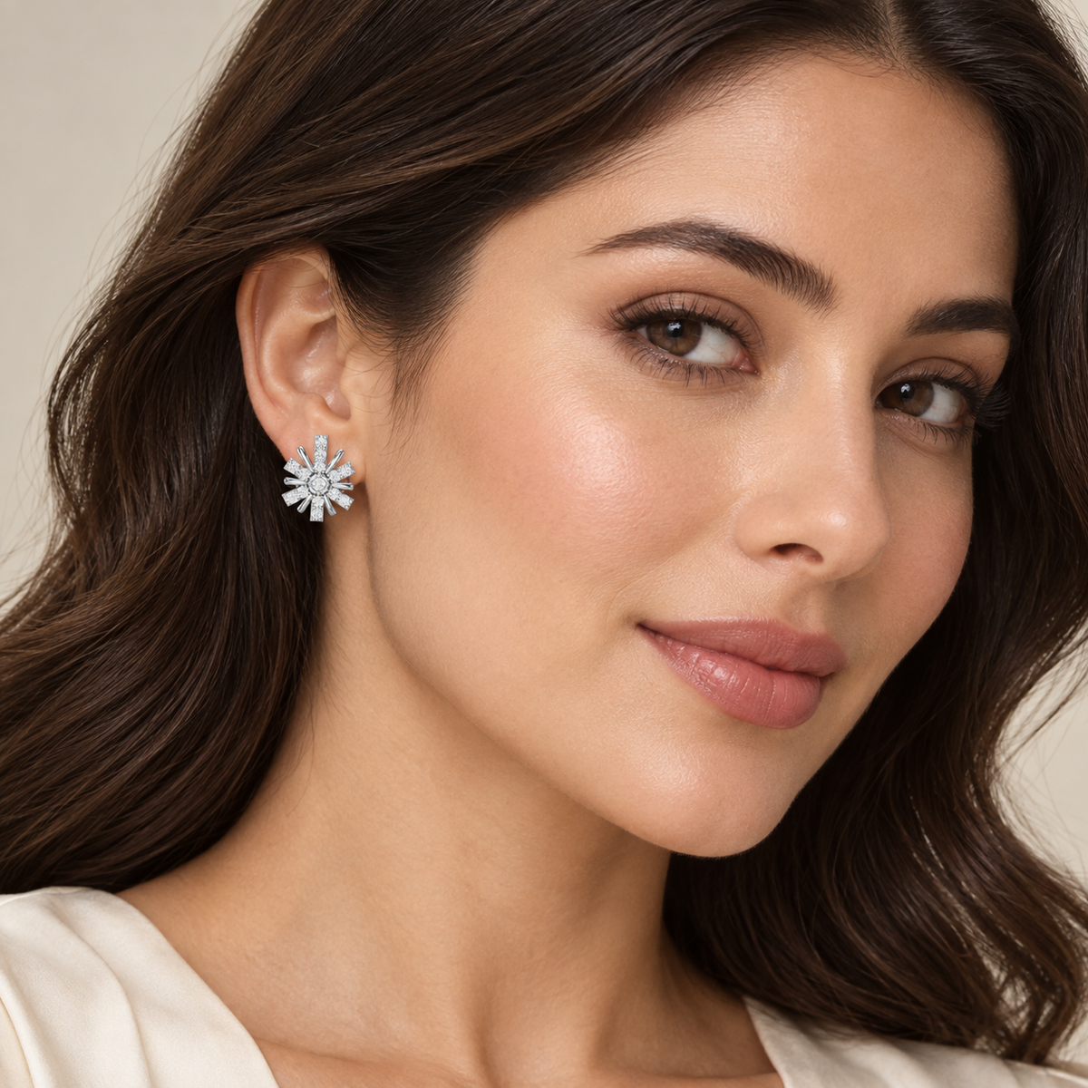 Star Fire Aura Earrings – product view 3