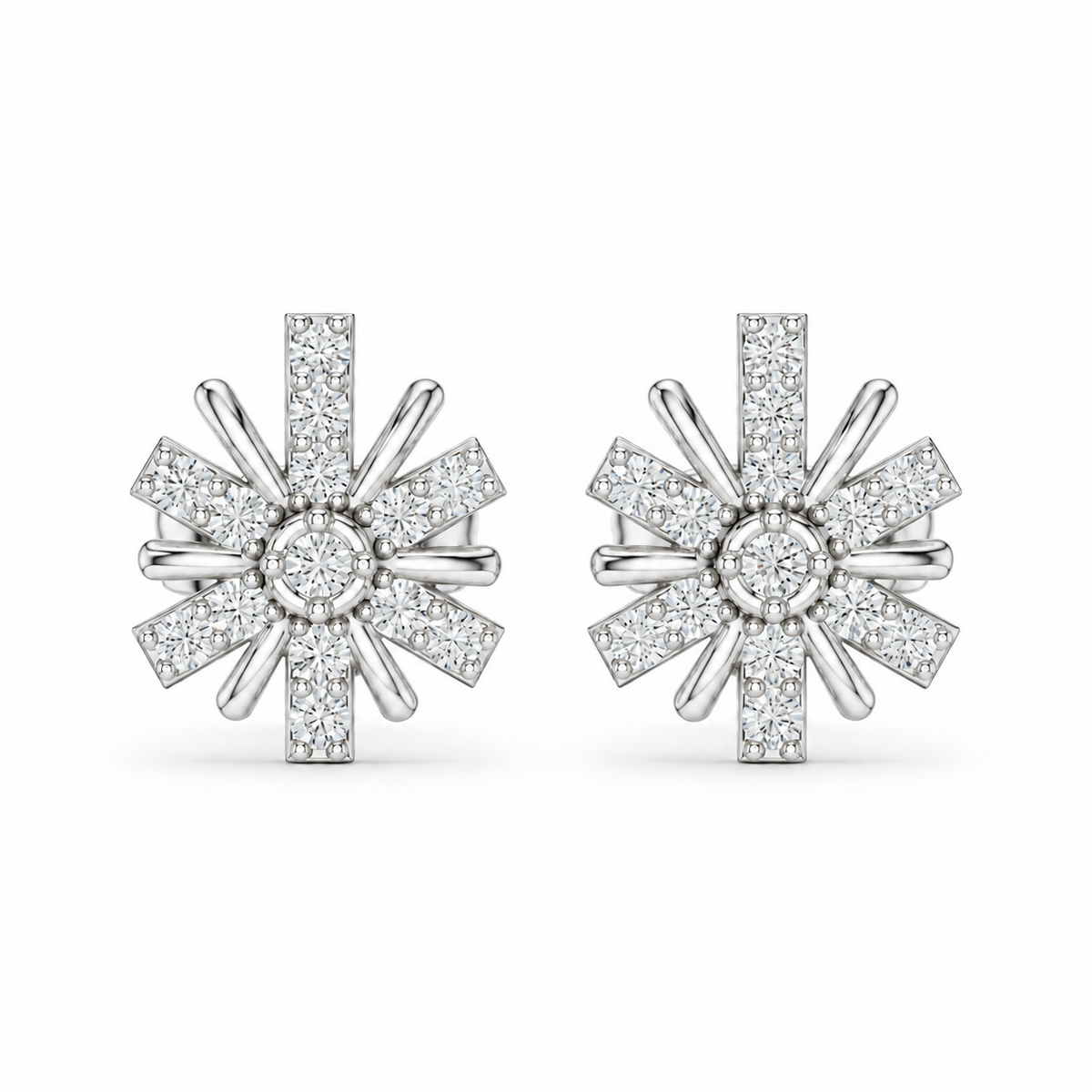 Star Fire Aura Earrings – product view 2