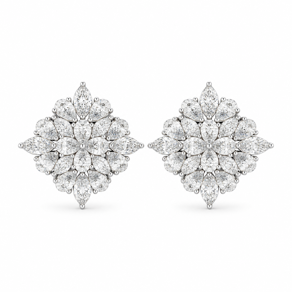 Twinkle Petal Studs – product view 2